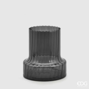 OPTIC EDG GLASS VASE